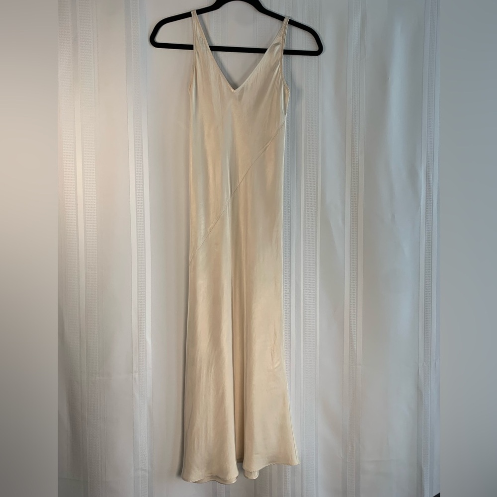 Babaton light pink/creamy Slip Midi Dress